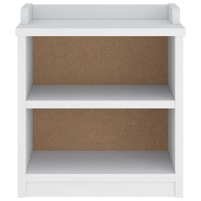 SANDNES White Solid Pine Hallway Bench - 45x40x50 cm