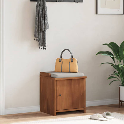Hallway Bench SANDNES 45x40x50 cm Solid Wood Pine