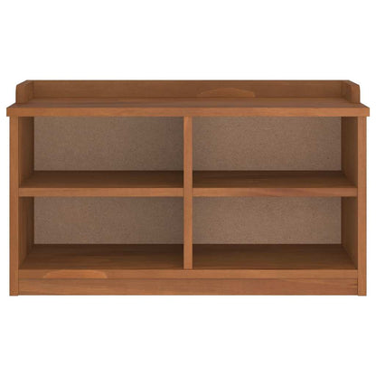 Solid Pine Hallway Bench SANDNES 87x40x50 cm - Natural Finish