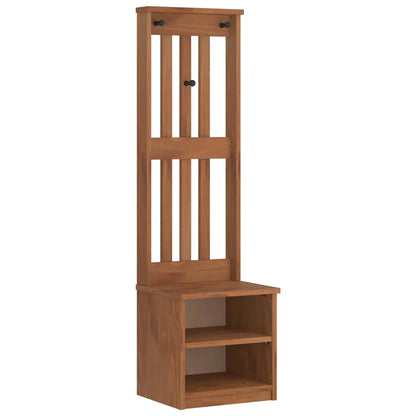 Solid Wood Pine Hall Tree SANDENS 45x40x159.5 cm Organizer