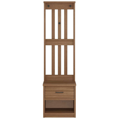 Solid Wood Pine Hall Tree SANDENS 45x40x159.5 cm