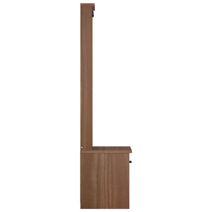Solid Wood Pine Hall Tree SANDENS 45x40x159.5 cm