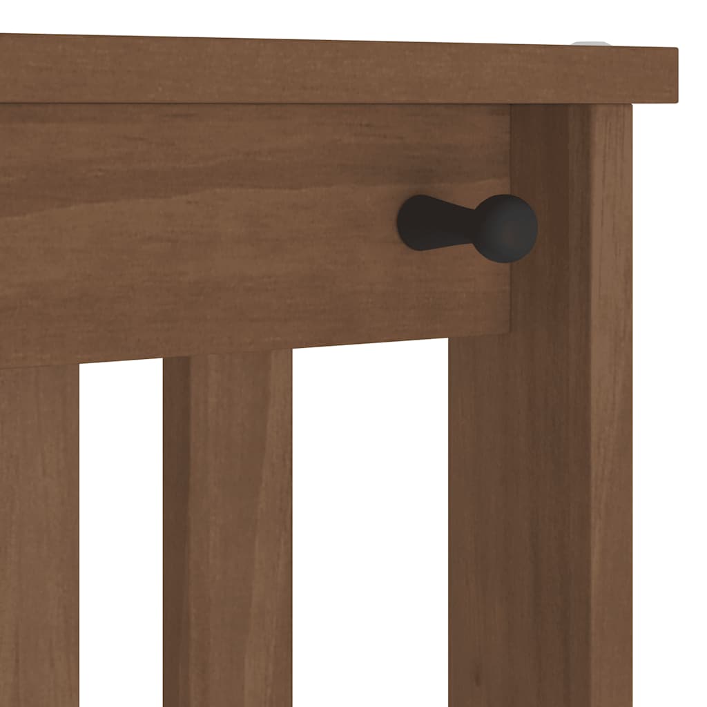 Solid Wood Pine Hall Tree SANDENS 45x40x159.5 cm