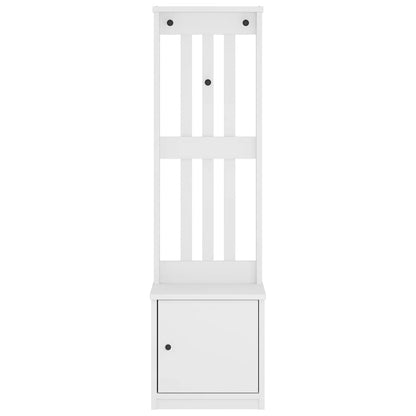Solid Pine Hall Tree SANDENS White 45x40x159.5 cm
