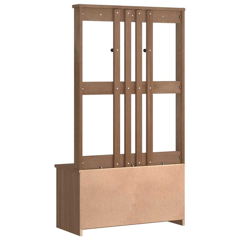 Solid Wood Pine Hall Tree SANDENS 87x40x159.5cm - Stylish & Durable