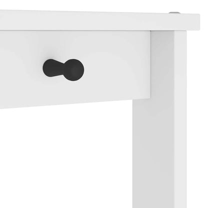 Solid Pine Hall Tree SANDENS, White, 87x40x159.5cm