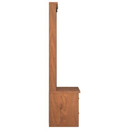Solid Wood Pine Hall Tree SANDENS - 87x40x159.5cm