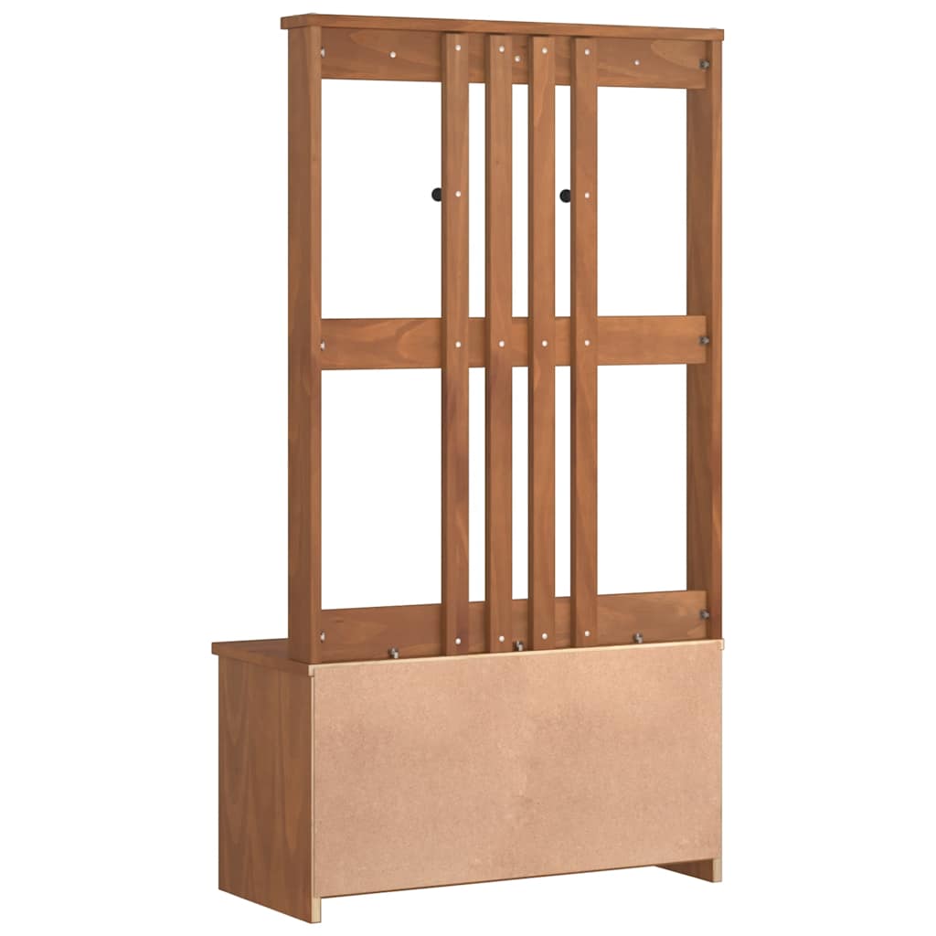 Solid Wood Pine Hall Tree SANDENS - 87x40x159.5cm