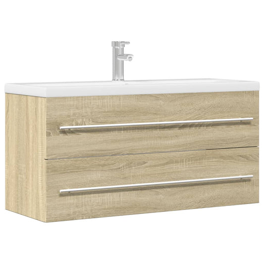 Sonoma Oak Sink Cabinet 100x38.5x48 cm - Durable Engineered Wood