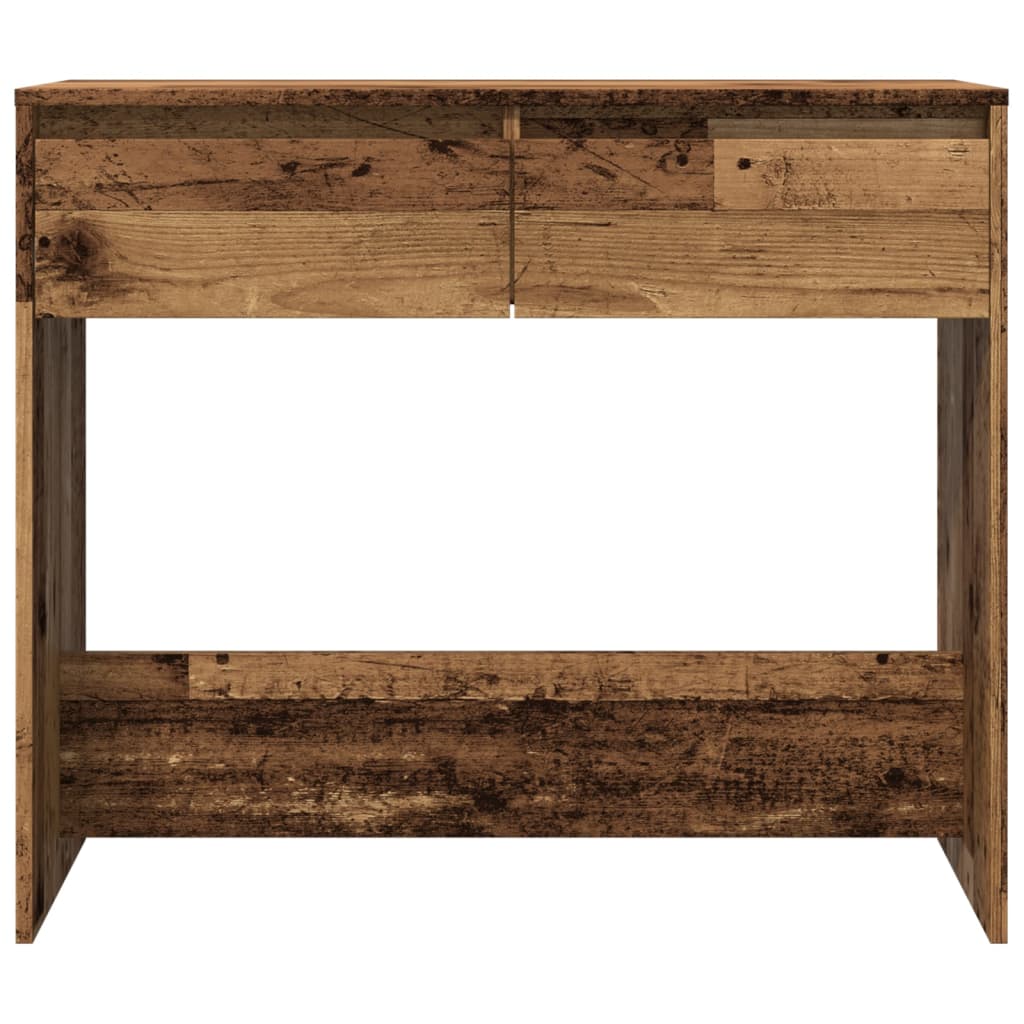 Rustic Console Table 89x41x76.5 cm Engineered Wood - Vintage Charm