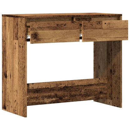 Rustic Console Table 89x41x76.5 cm Engineered Wood - Vintage Charm