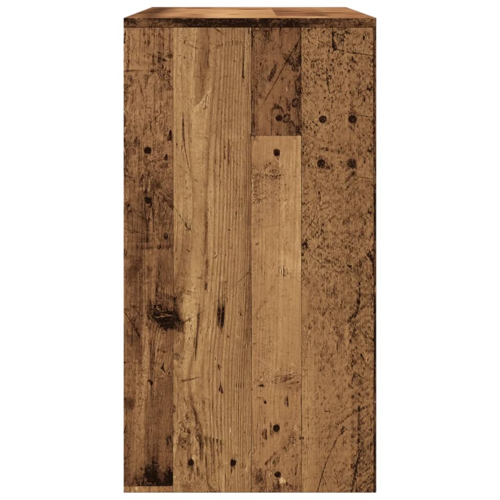 Rustic Console Table 89x41x76.5 cm Engineered Wood - Vintage Charm