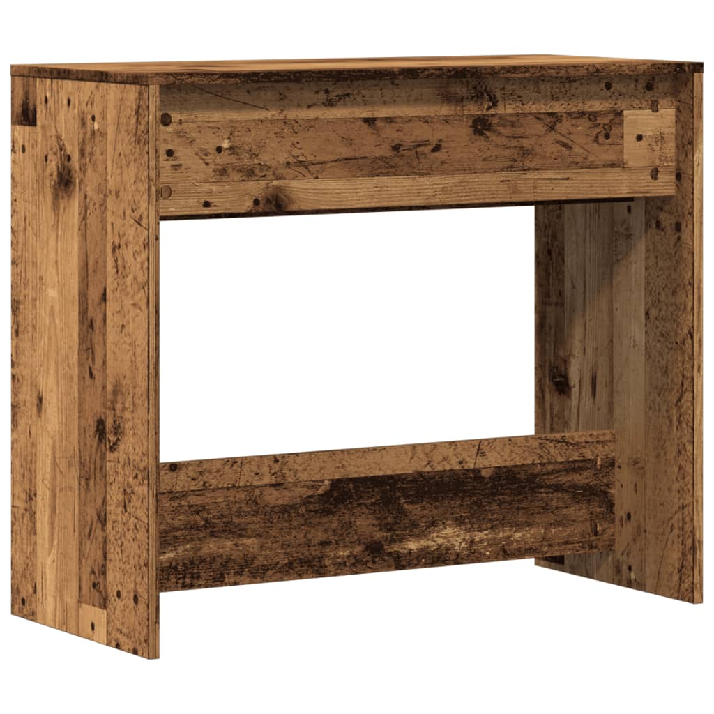 Rustic Console Table 89x41x76.5 cm Engineered Wood - Vintage Charm