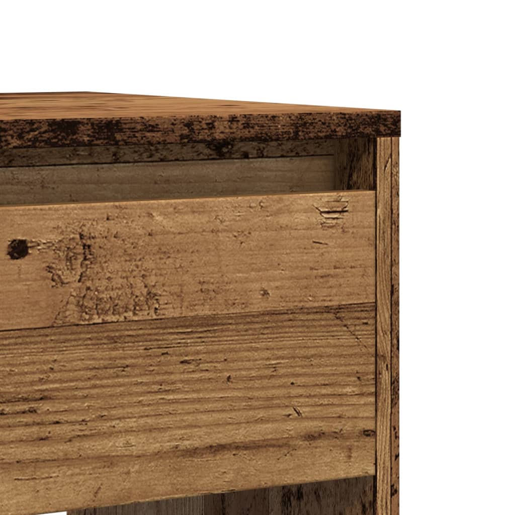 Rustic Console Table 89x41x76.5 cm Engineered Wood - Vintage Charm