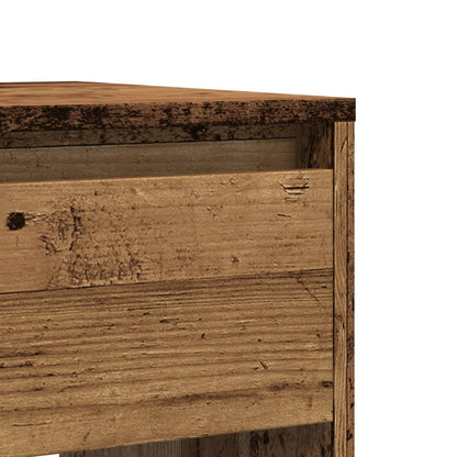 Rustic Console Table 89x41x76.5 cm Engineered Wood - Vintage Charm