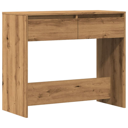 Artisan Oak Console Table 89x41x76.5 cm - Engineered Wood Elegance