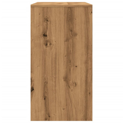 Artisan Oak Console Table 89x41x76.5 cm - Engineered Wood Elegance