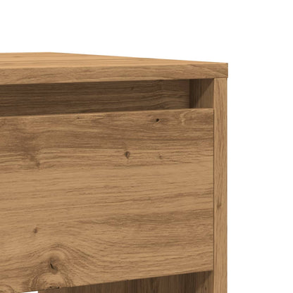 Artisan Oak Console Table 89x41x76.5 cm - Engineered Wood Elegance