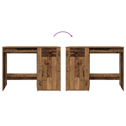 Vintage-Style Engineered Wood Desk, 100x49x75 cm, Rustic Charm