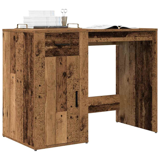 Vintage-Style Engineered Wood Desk, 100x49x75 cm, Rustic Charm