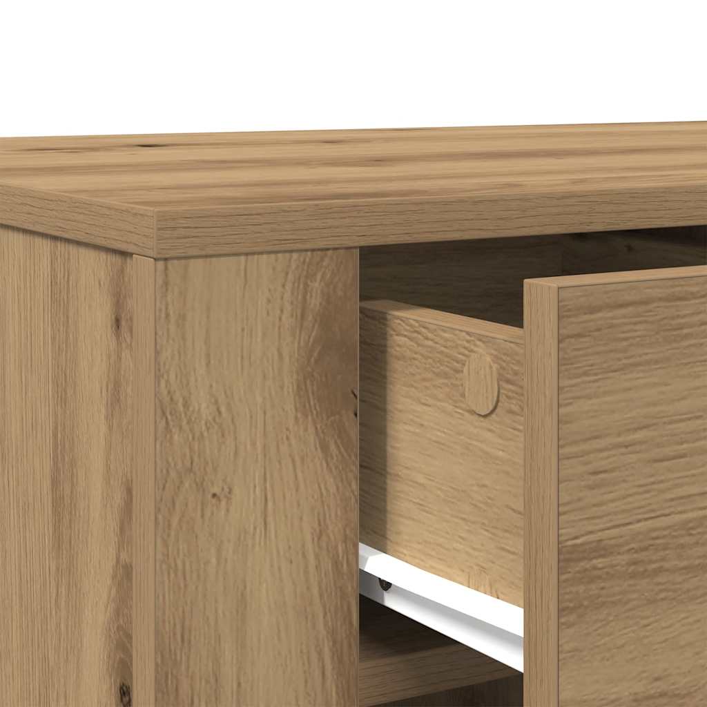 Oak Desk Artisan 100x49x75 cm - Stylish Engineered Wood Design