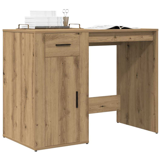 Oak Desk Artisan 100x49x75 cm - Stylish Engineered Wood Design