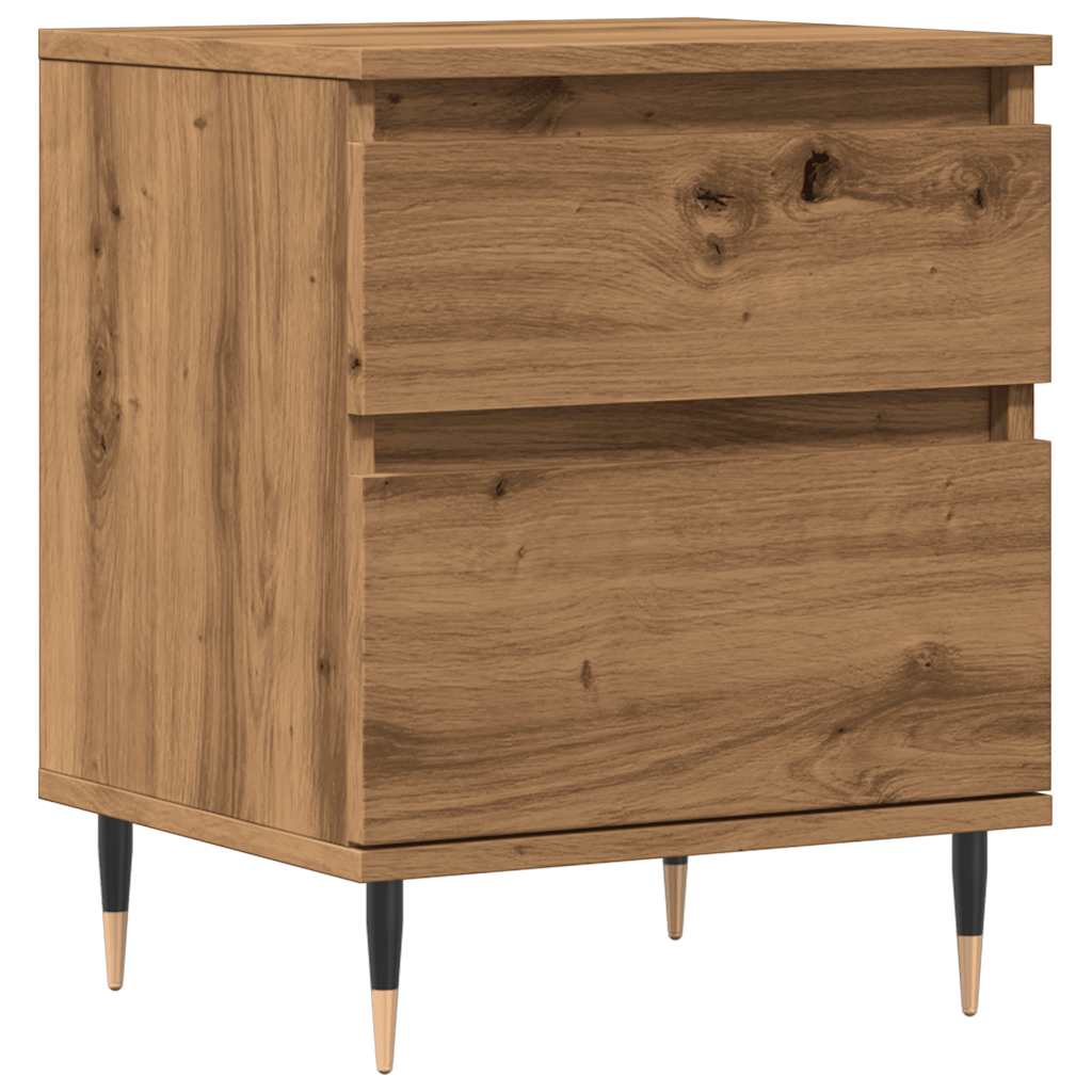 Bedside Cabinet Artisan Oak 40x35x50 cm Engineered Wood