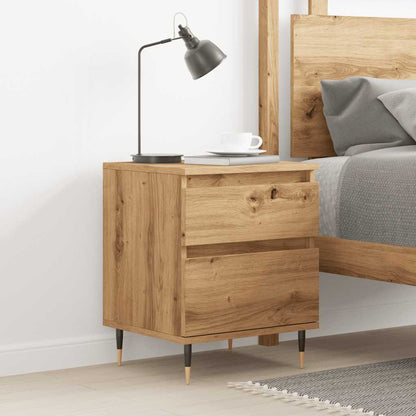 Bedside Cabinet Artisan Oak 40x35x50 cm Engineered Wood