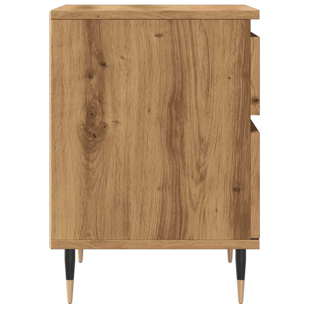 Bedside Cabinet Artisan Oak 40x35x50 cm Engineered Wood
