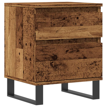 Bedside Cabinet Old Wood 40x35x50 cm Engineered Wood