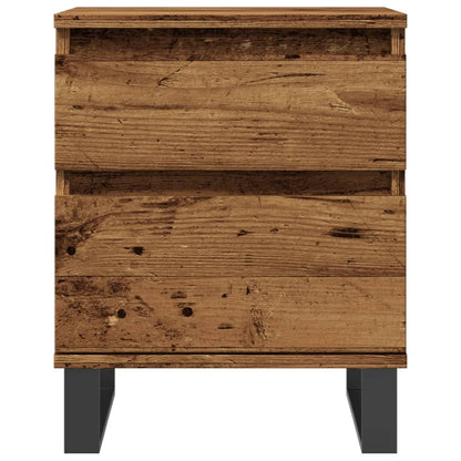 Bedside Cabinet Old Wood 40x35x50 cm Engineered Wood