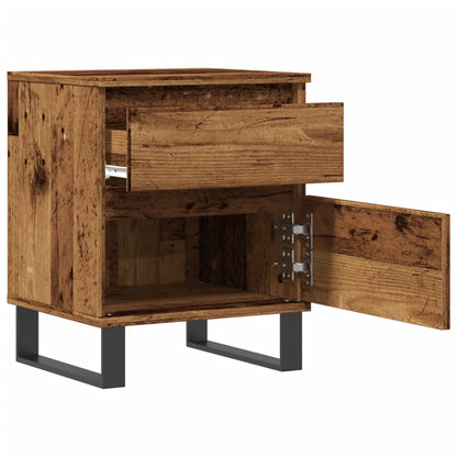 Bedside Cabinet Old Wood 40x35x50 cm Engineered Wood