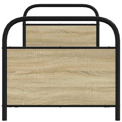 Sonoma Oak Small Single Bed Frame 75x190 cm - Engineered Wood