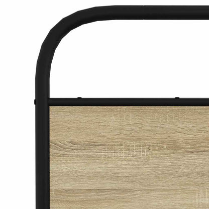 Bed Frame Without Mattress 120x200 cm Sonoma Oak Engineered Wood