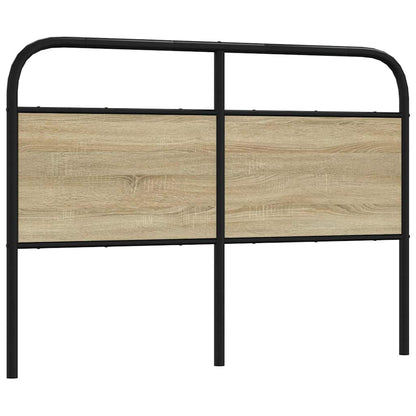 Sonoma Oak Headboard, Steel & Wood, 135 cm - Stylish & Durable