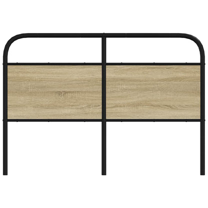 Sonoma Oak Headboard, Steel & Wood, 135 cm - Stylish & Durable