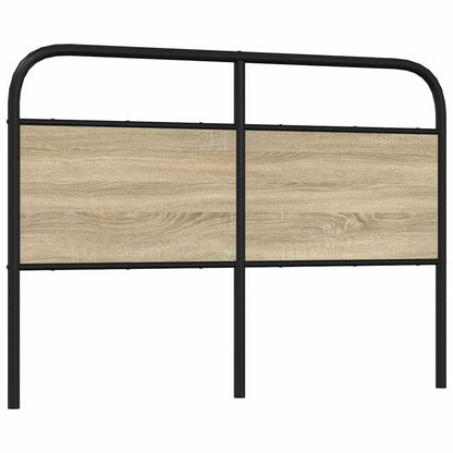 Sonoma Oak Headboard, Steel & Wood, 135 cm - Stylish & Durable