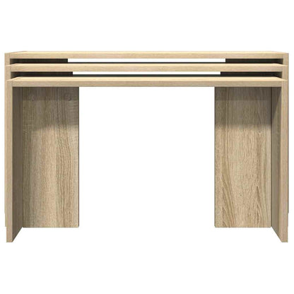 Sonoma Oak Nesting Tables Set of 3 - Engineered Wood