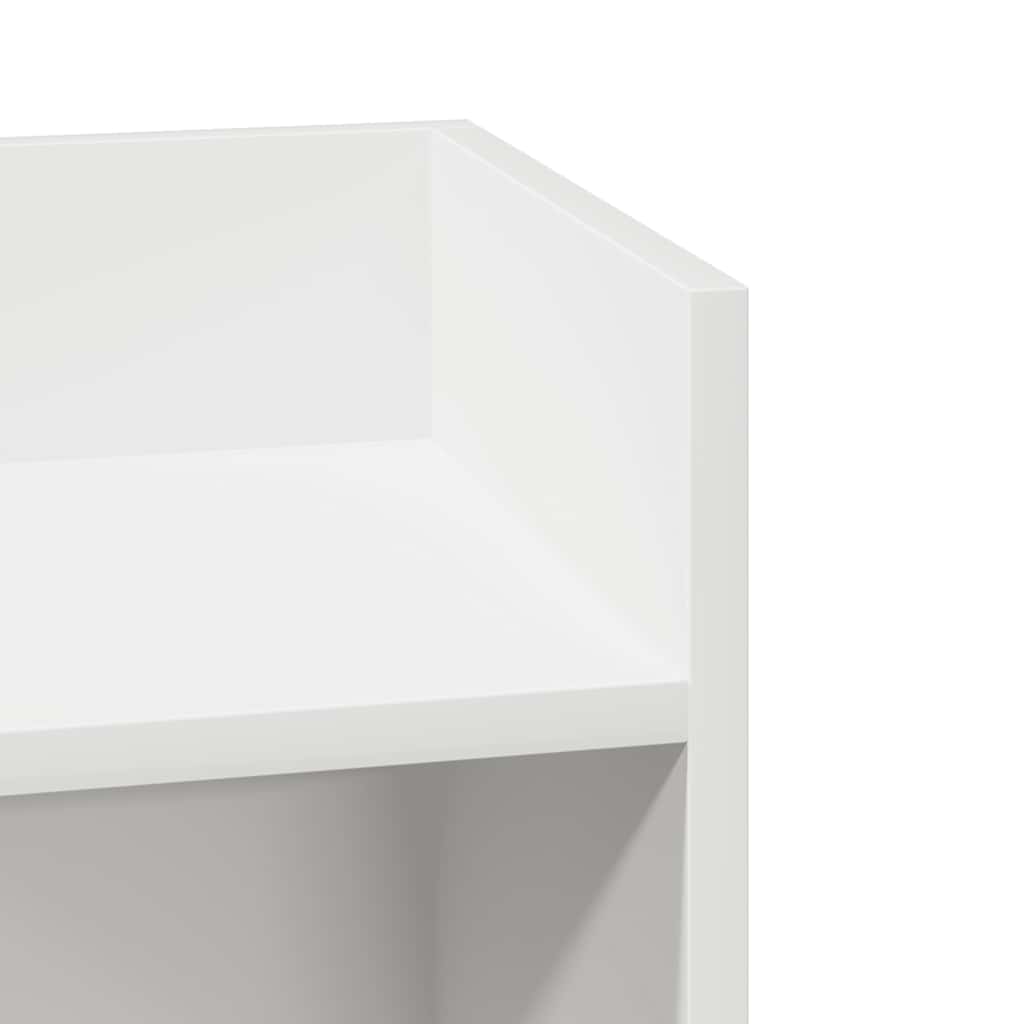 Black Wooden Side Table with Shelf - 25.5x27x60 cm Stylish Design