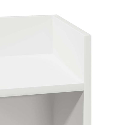 Black Wooden Side Table with Shelf - 25.5x27x60 cm Stylish Design