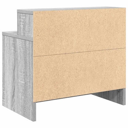 Bedside Cabinet with Drawer Grey Sonoma 51x31x47 cm