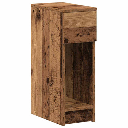 Bedside Cabinet with Drawer Old Wood 20x36x60 cm