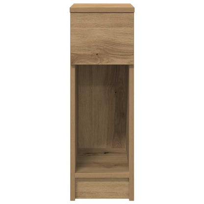 Bedside Cabinet with Drawer Artisan Oak 20x36x60 cm