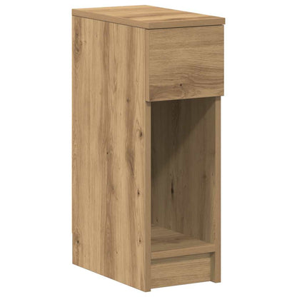 Bedside Cabinets with Drawer 2 pcs Artisan Oak 20x36x60 cm