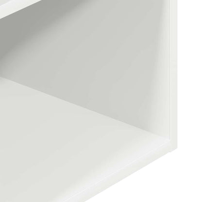 Bedside Cabinet with Drawer White 35x34x66.5 cm