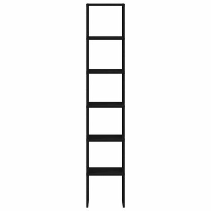 Bookcases 2 pcs Stackable Black Oak 30x30x80 cm Engineered Wood