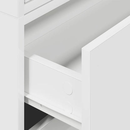 Cabinets with 2 Drawers 2 pcs White 60x31x40 cm Engineered Wood