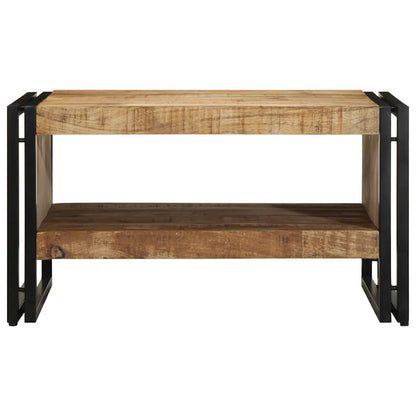 Coffee Table 70x50x38 cm Solid Rough Wood Mango