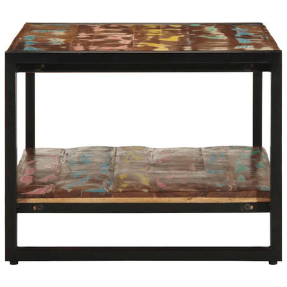 Coffee Table Multicolour 90x50x38 cm Solid Wood Reclaimed