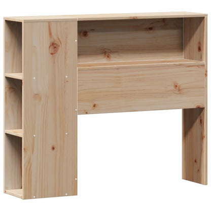 Solid Pine Bookcase Bed Frame 75x190cm - Small Single Size